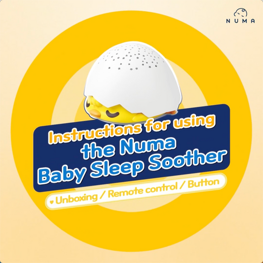 Numa Baby Sleep Soother Unboxing, How to use the remote control, How to use the rear button.