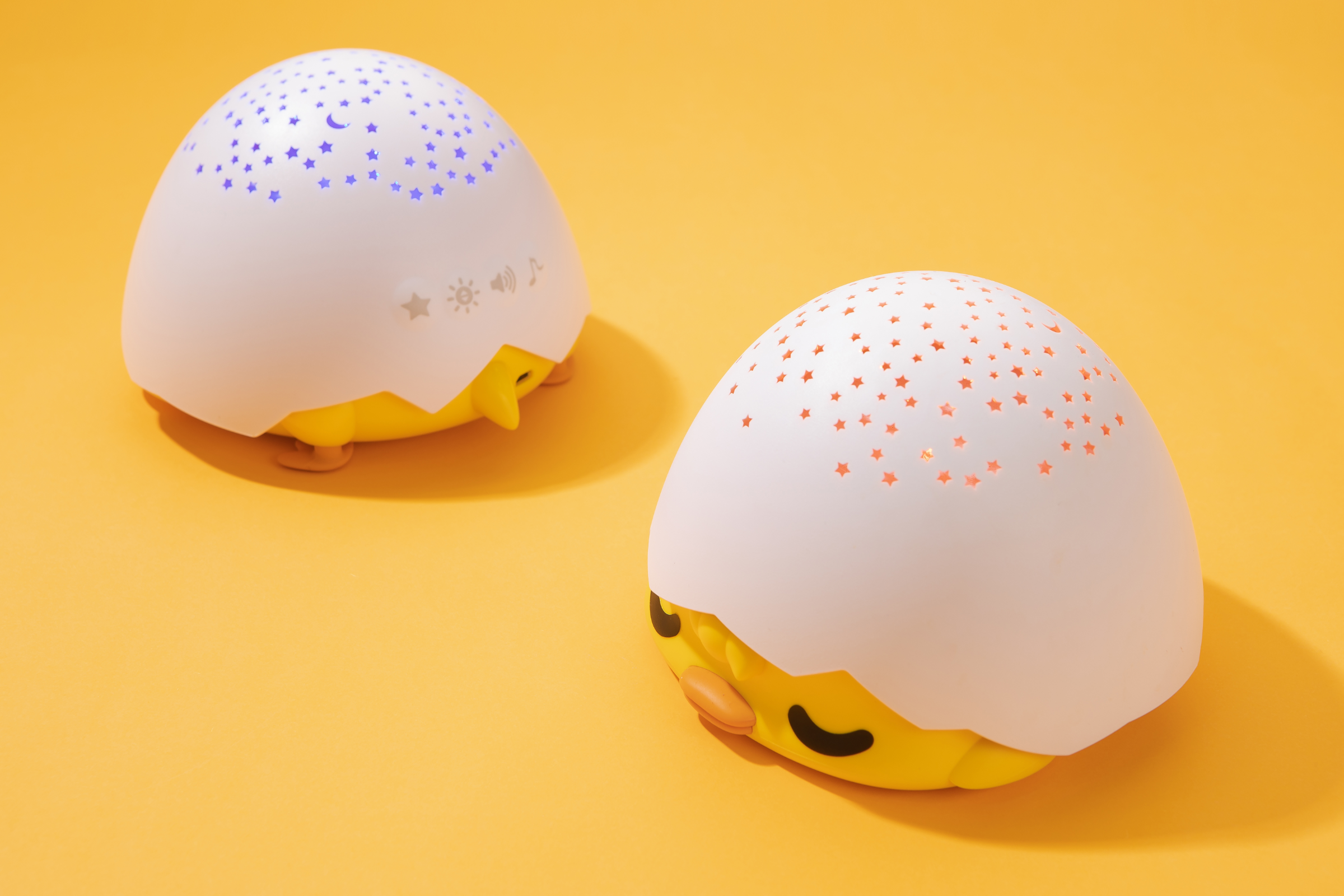 Two Numa Baby Sleep Soother in Yellow Studio
