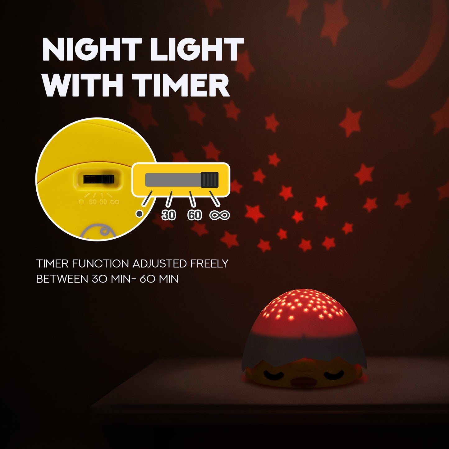 Numa Baby Sleep Soother and Sound Machine with Night Light Projector